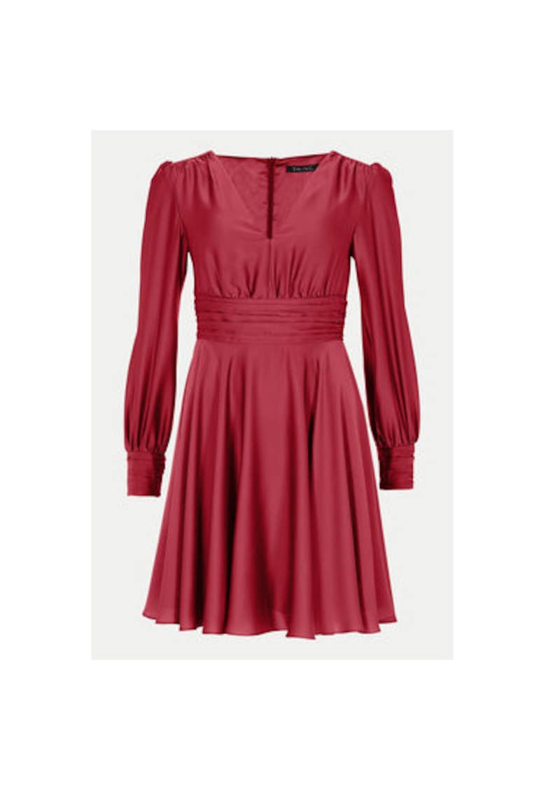 Дамска рокля - 304171727 - Полиестер - Черен - Черен Swing