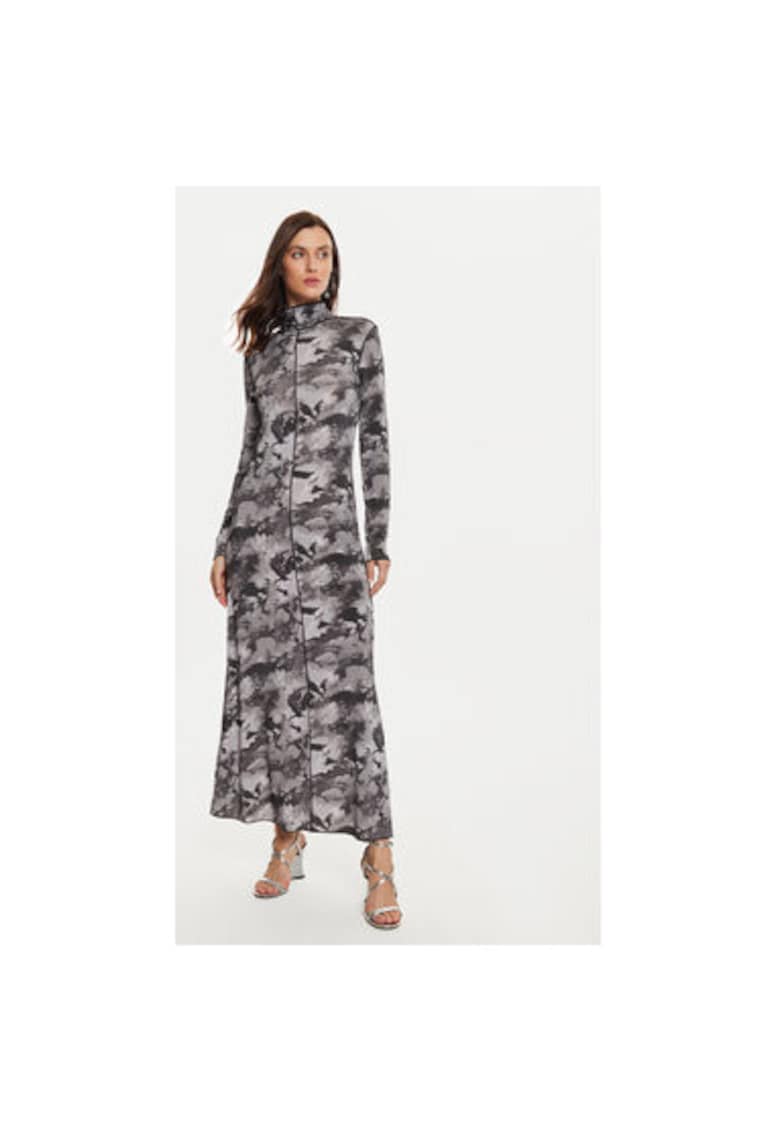 Дамска рокля - 304176586 - Вискоза - Сив Karen by Simonsen