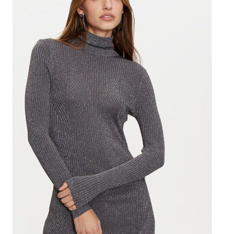 Дамска рокля -  304202391 - Вискоза/Полиамид - Сива - Сив Gaudi