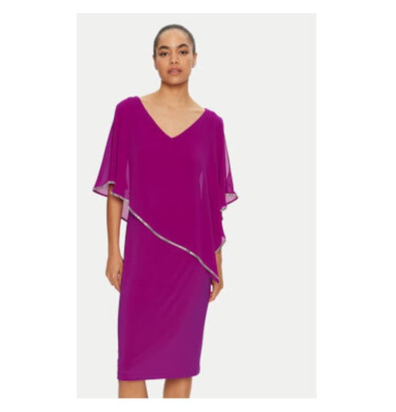 Дамска рокля -  304216831 - Полиестер - Лилаво - Лилав JOSEPH RIBKOFF