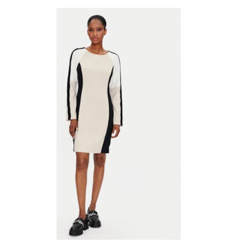 Дамска рокля -  304218729 - Полиестер - 64794 - Бежов DKNY