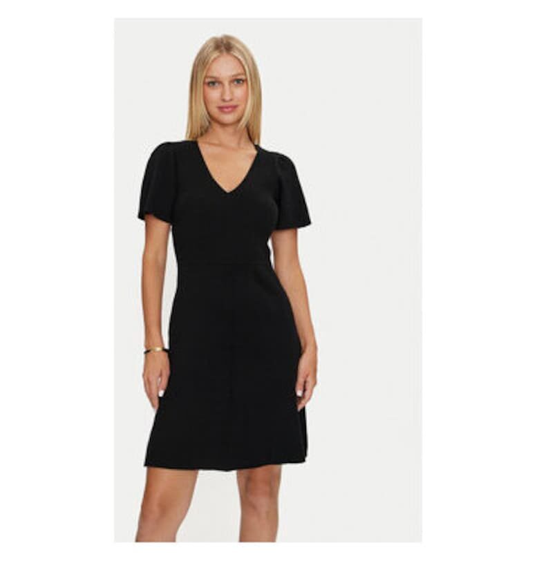 Дамска рокля -  304218774 - Памук/Полиестер - Черна - Черен DKNY