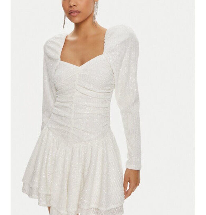 Дамска рокля  304251825 - Рециклиран полиестер - Бежов - Бежов ROTATE