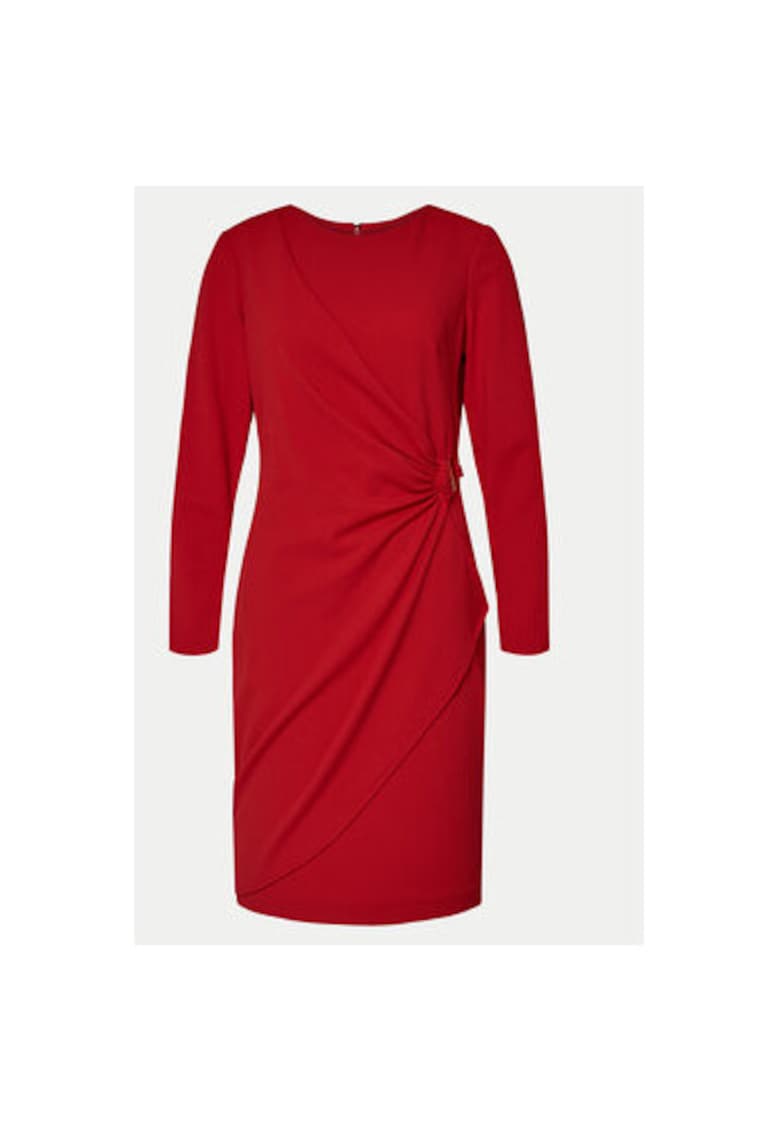 Дамска рокля - 304268328 - Полиестер - 37954 - Черен DKNY