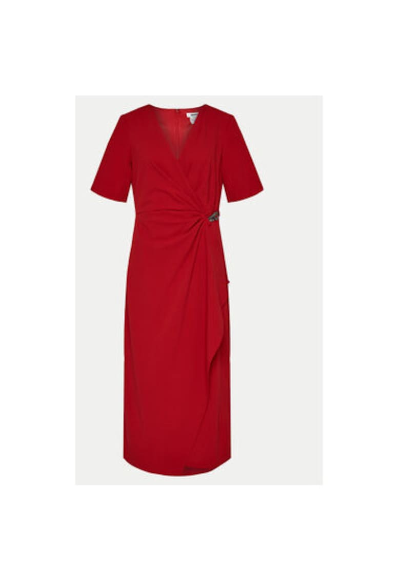 Дамска рокля - 304268823 - Полиестер - Черен - Черен DKNY