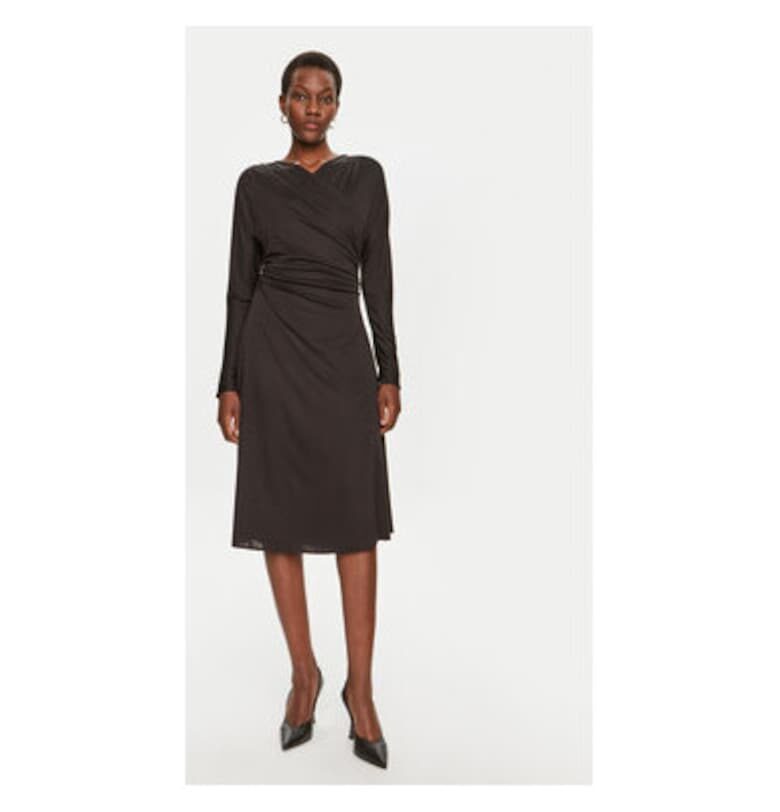 Дамска рокля -  304313530 - Полиестер - Черен BOSS