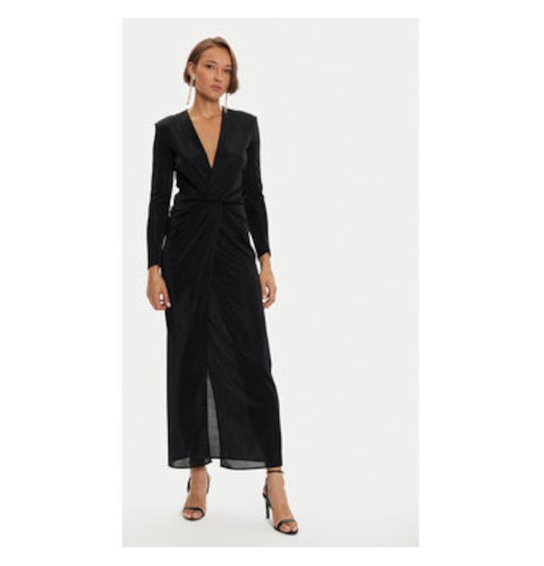 Дамска рокля -  304361531 - Полиамид/Метални влакна - Черна - Черен Simona corsellini