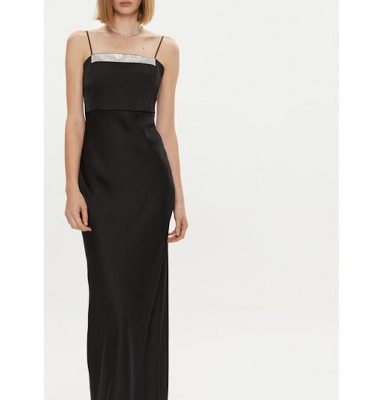 Дамска рокля -  304361579 - Полиестер - Черен - Черен Simona corsellini