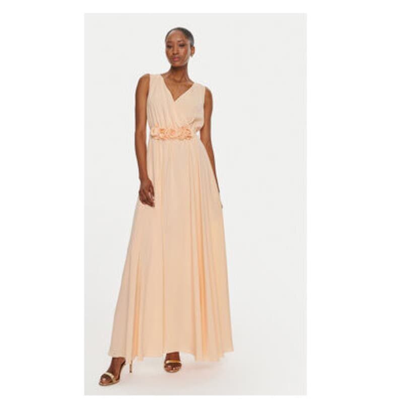 Дамска рокля -  304371028 - Полиестер - Оранжев - Оранжев Rinascimento