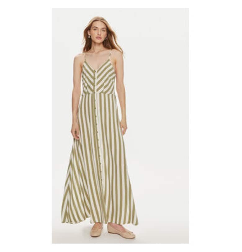 Дамска рокля -  304436819 - Вискоза - Зелен - Зелен Yas