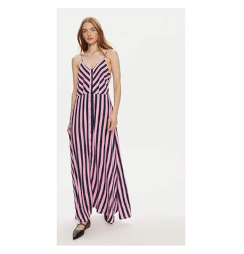 Дамска рокля -  304436826 - Вискоза - Лилав - Лилав Yas