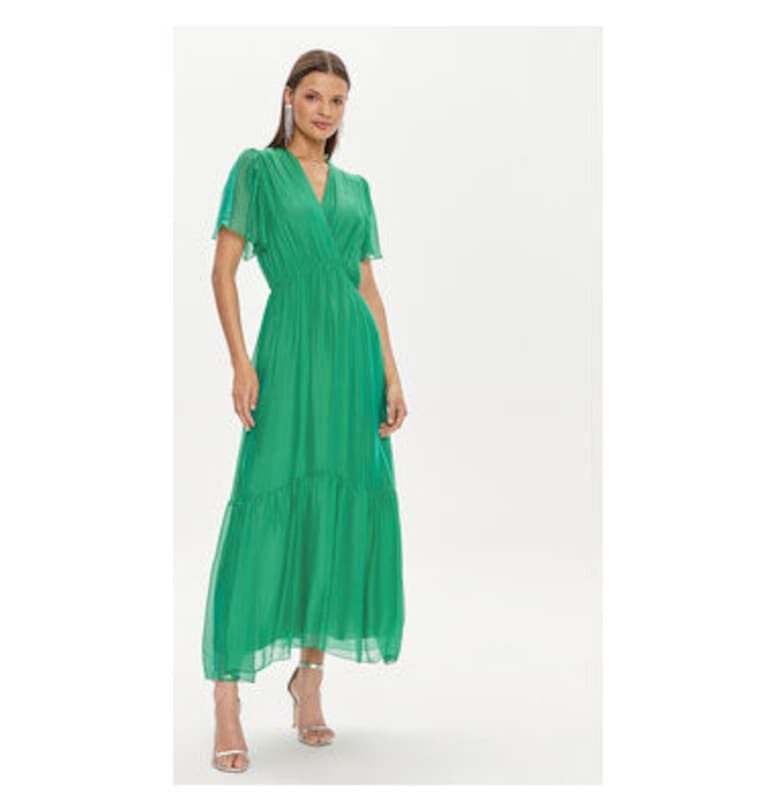 Дамска рокля  304437236 - Вискоза/Коприна - XS INTL - Зелена Haveone