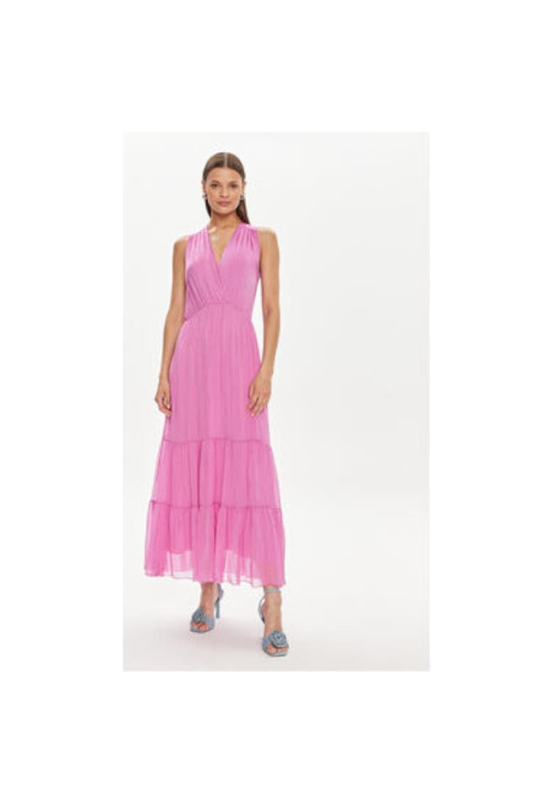 Дамска рокля - 304437458 - Вискоза/Коприна - Лилаво - Виолетов Haveone