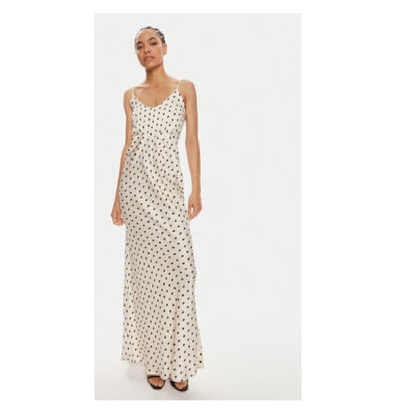 Дамска рокля -  304449451 - Вискоза - Бежов - Бежов VICOLO