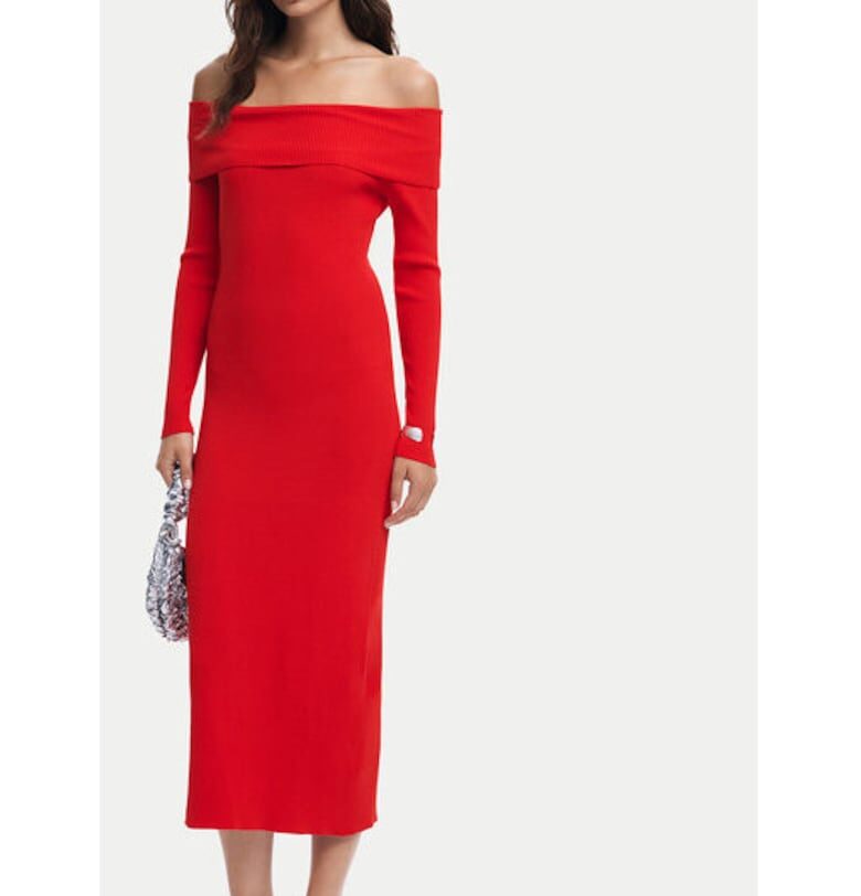 Дамска рокля -  304478291 - Вискоза/Полиамид - Черен - Черен DESIGUAL