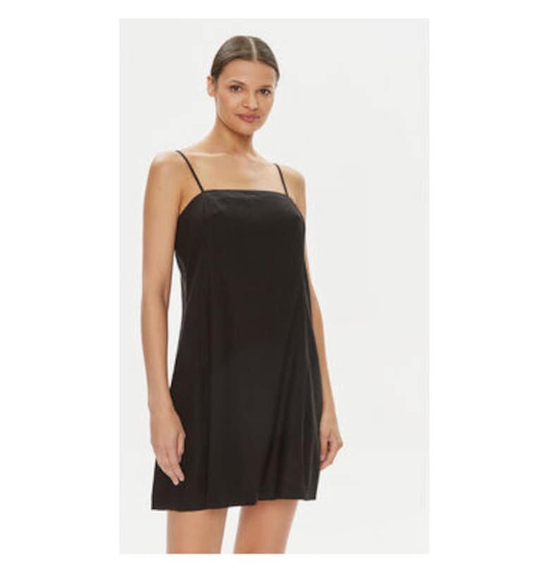 Дамска рокля -  304508615 - Лен/Вискоза - Черен - Черен GAP