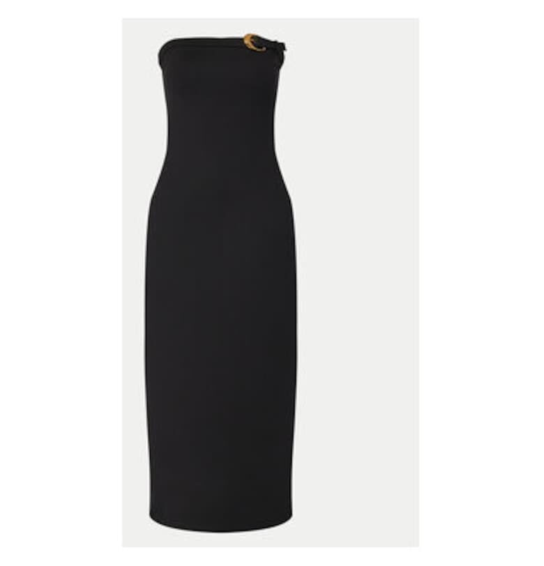 Дамска рокля -  304549304 - Вискоза/Полиамид - Черен - Черен Staud