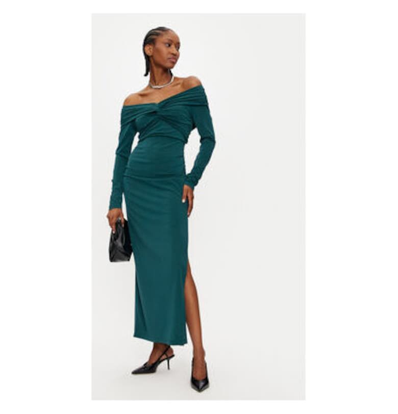 Дамска рокля -  304725890 - Полиестер - Зелен - Зелен VICOLO