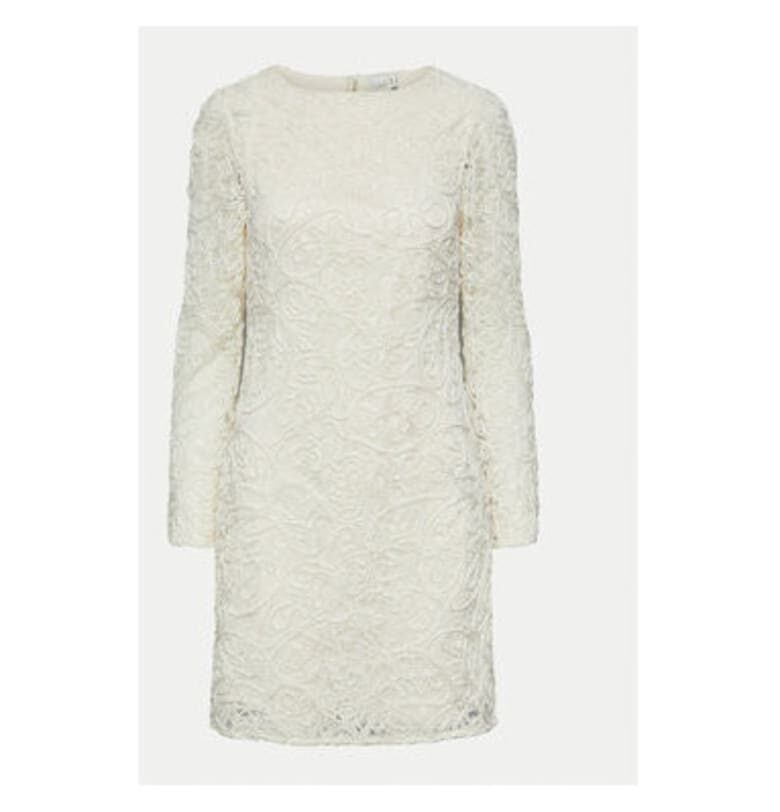 Дамска рокля -  304732317 - Найлон/Памук/Вискоза - Бежов - Бежов Yas