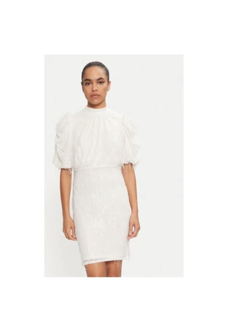 Дамска рокля - 304732331 - Полиестер - Бежов - Бежов Yas