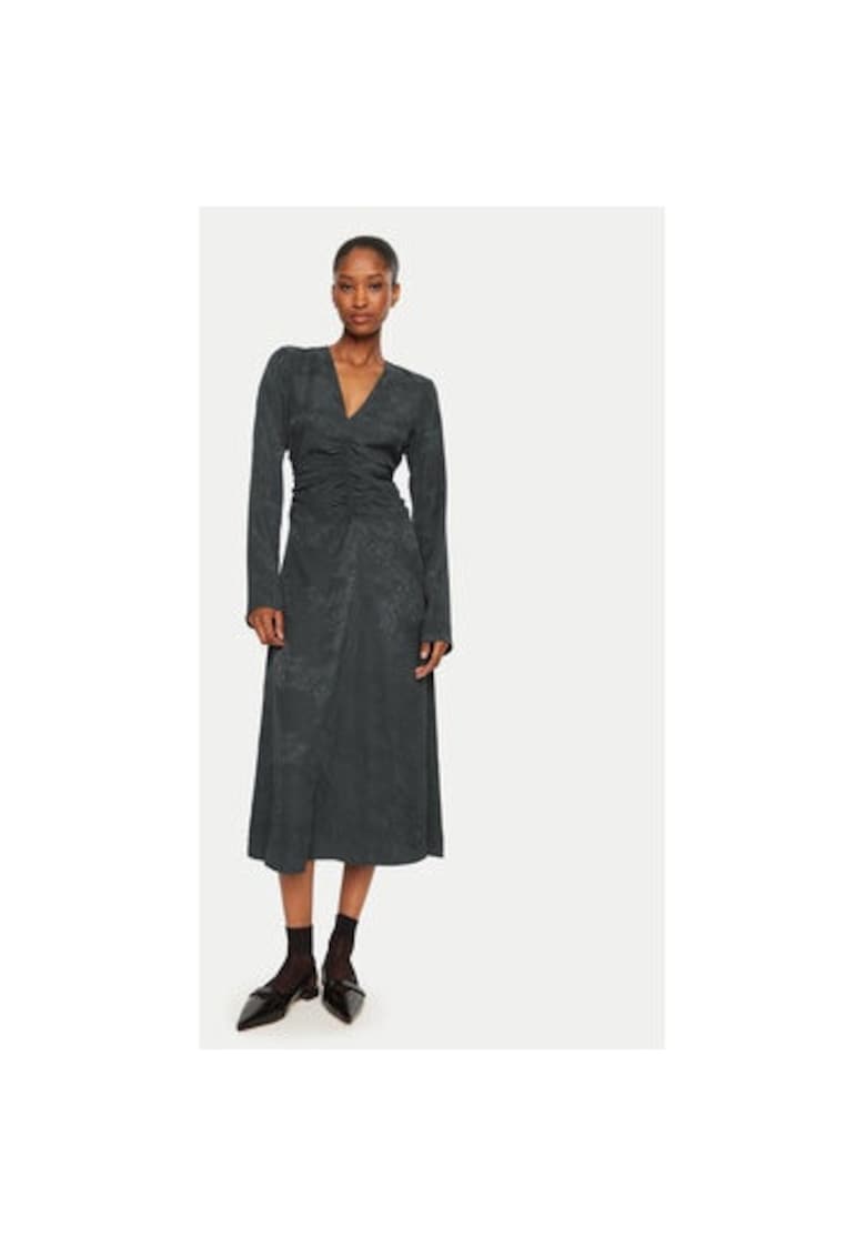 Дамска рокля - 304749957 - Вискоза - Сив - Сив Day Birger