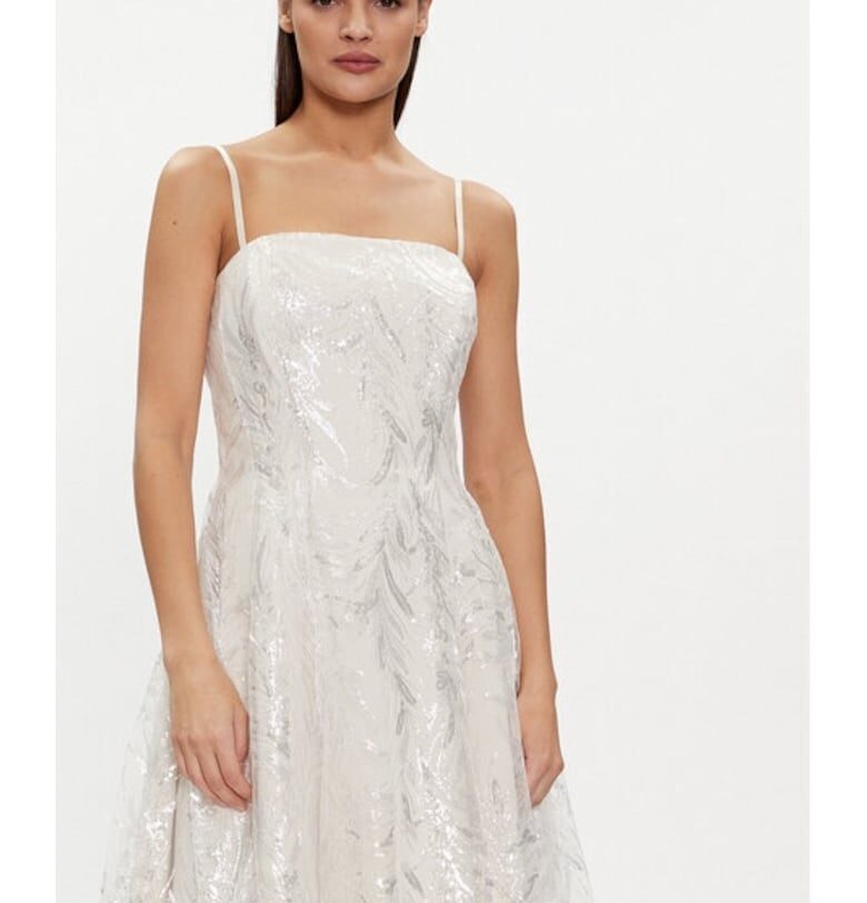 Дамска рокля -  30489 - Екрю - Полиестер Rinascimento