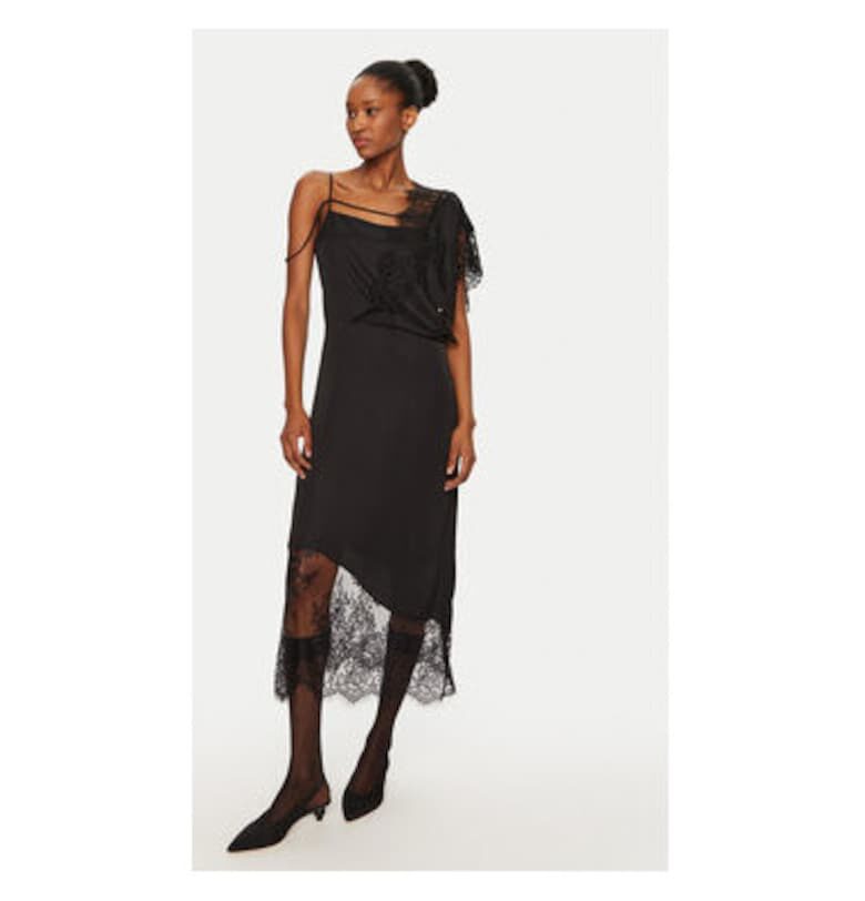 Дамска рокля -  304891427 - Вискоза - Черна - Черен Munthe