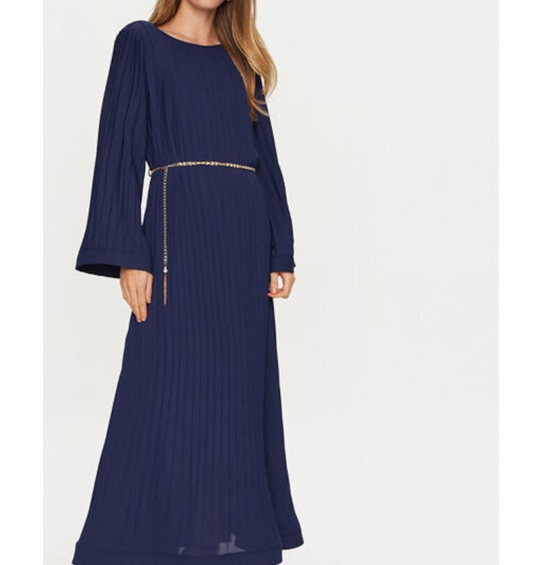 Дамска рокля -  304905476 - Полиестер - Син - Син VICOLO