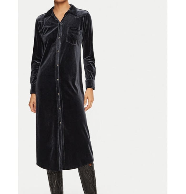 Дамска рокля -  304998515 - Полиестер - Черен - Черен Wrangler