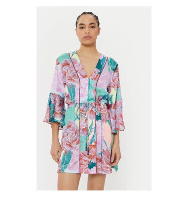 Дамска рокля -  305166258 - Рециклиран полиестер/Полиестер - - Виолетов Maaji