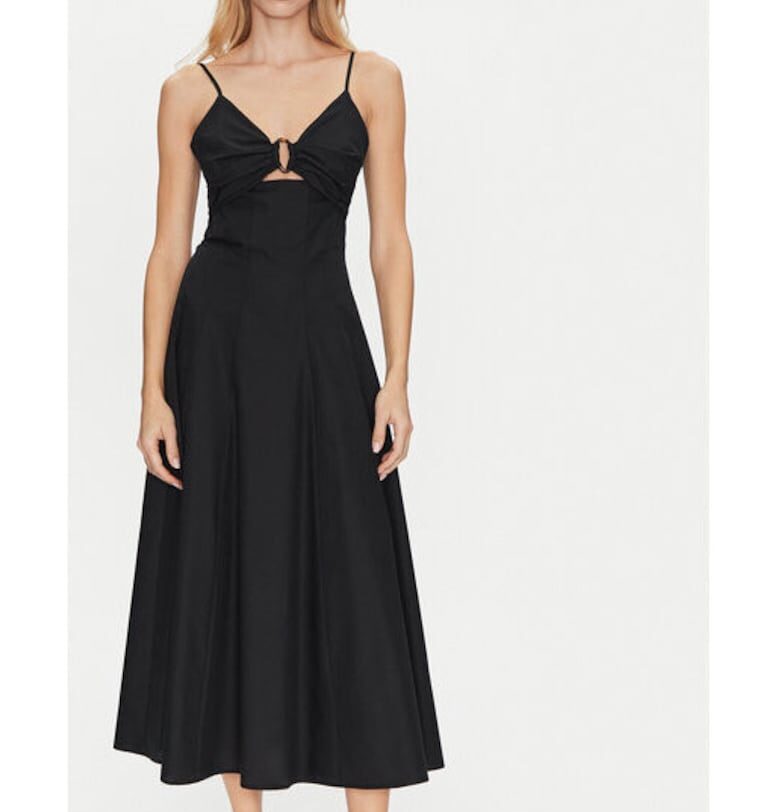 Дамска рокля -  305172426 - Памук - Черен - Черен Simona corsellini