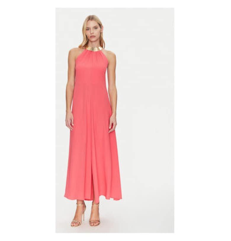 Дамска рокля -  305172471 - Акрил - Оранжев - Оранжев Simona corsellini