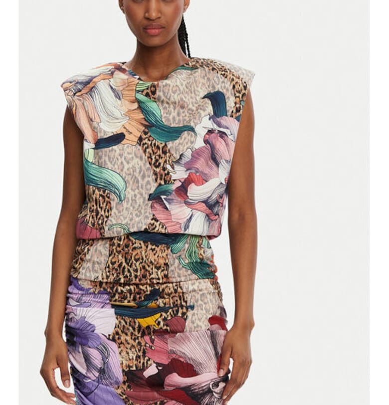 Дамска рокля -  305216366 - Памук - Многоцветен - Многоцветен JUST CAVALLI