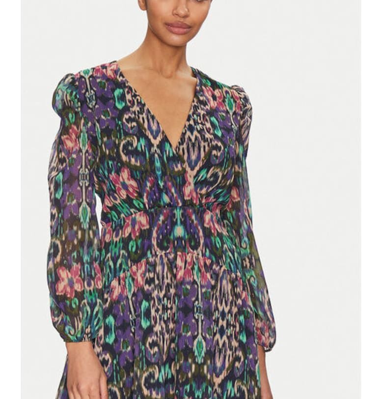 Дамска рокля -  305253354 - Рециклиран полиестер - Многоцветен - Многоцветен Morgan