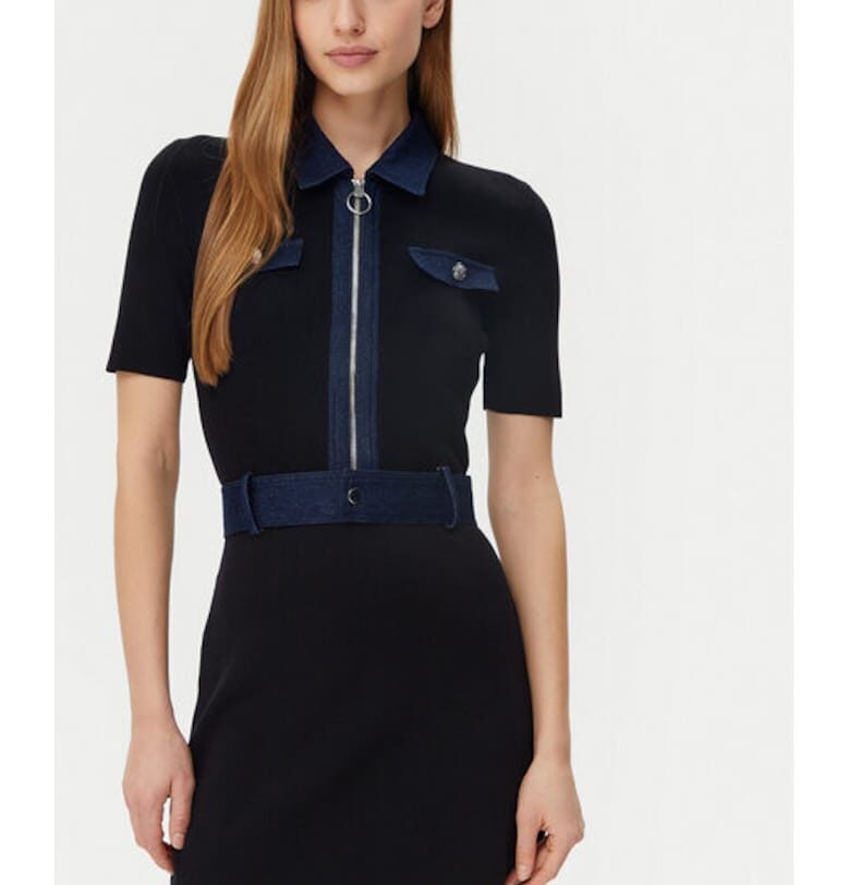 Дамска рокля -  305253484 - Вискоза/Полиамид - Черна - Черен Morgan