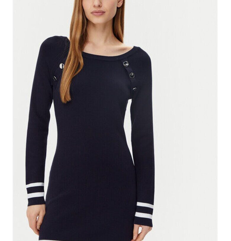 Дамска рокля -  305253514 - Вискоза/Полиамид - Син - Син Morgan