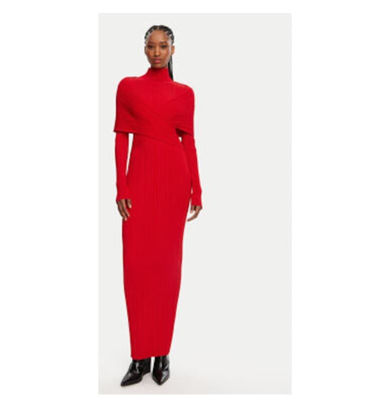 Дамска рокля -  305313577 - Вискоза/Полиамид - 38 - Черна Balmain