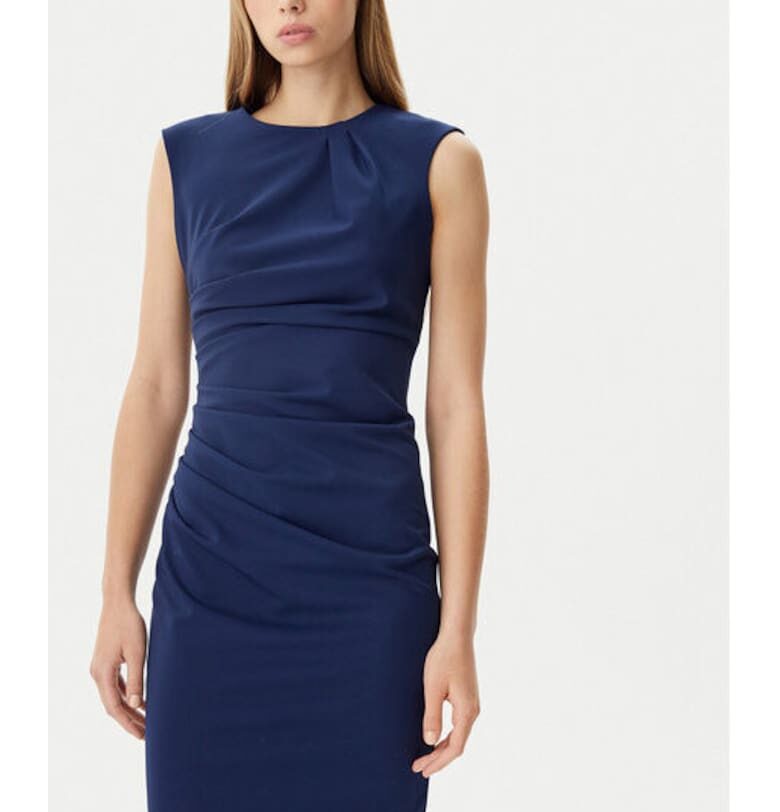 Дамска рокля -  305318145 - Полиестер - Син Rinascimento