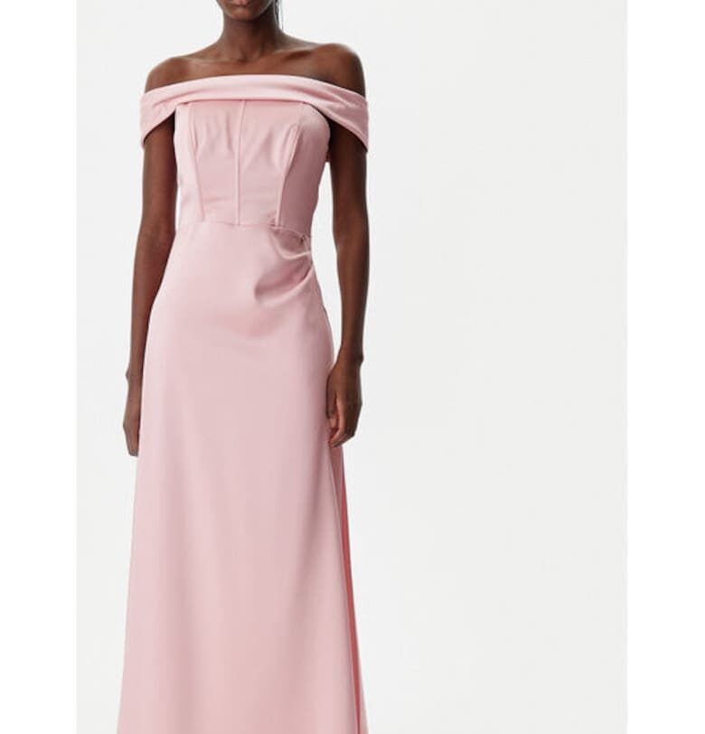 Дамска рокля -  305318336 - Полиестер - Розов Rinascimento