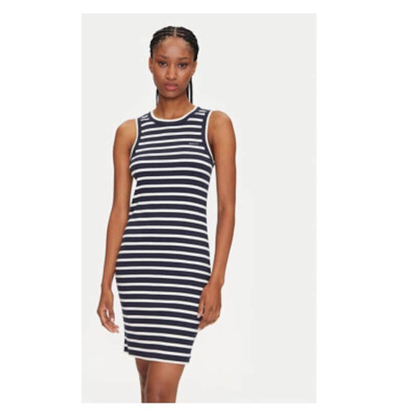 Дамска рокля  4201531 - Памук/Модал - Тъмносин - Тъмносин Gant