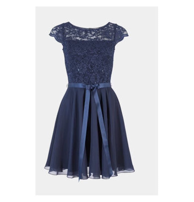 Дамска рокля -  46794 - Син Swing