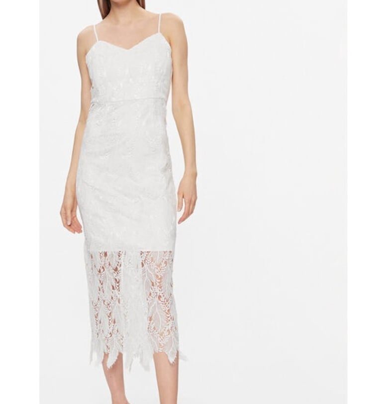 Дамска рокля -  52209 - Бяла - Полиестер Yas