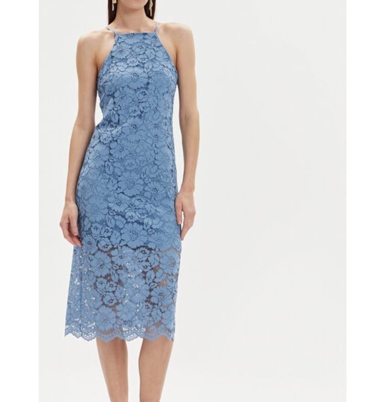 Дамска рокля -  52292 - Синя - Найлон Yas