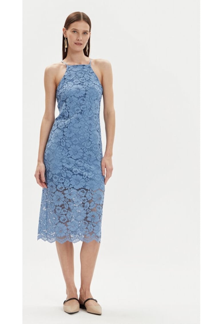 Дамска рокля - 52292 - Синя - Найлон Yas