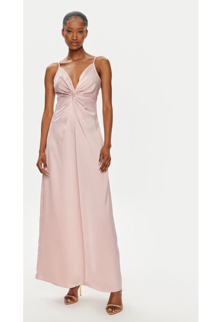 Дамска рокля - 52346 - Розова - Полиестер Yas