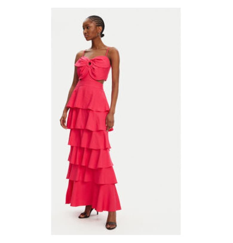 Дамска рокля  53-3365 - Вискоза/Найлон - Розов - Розово Access fashion