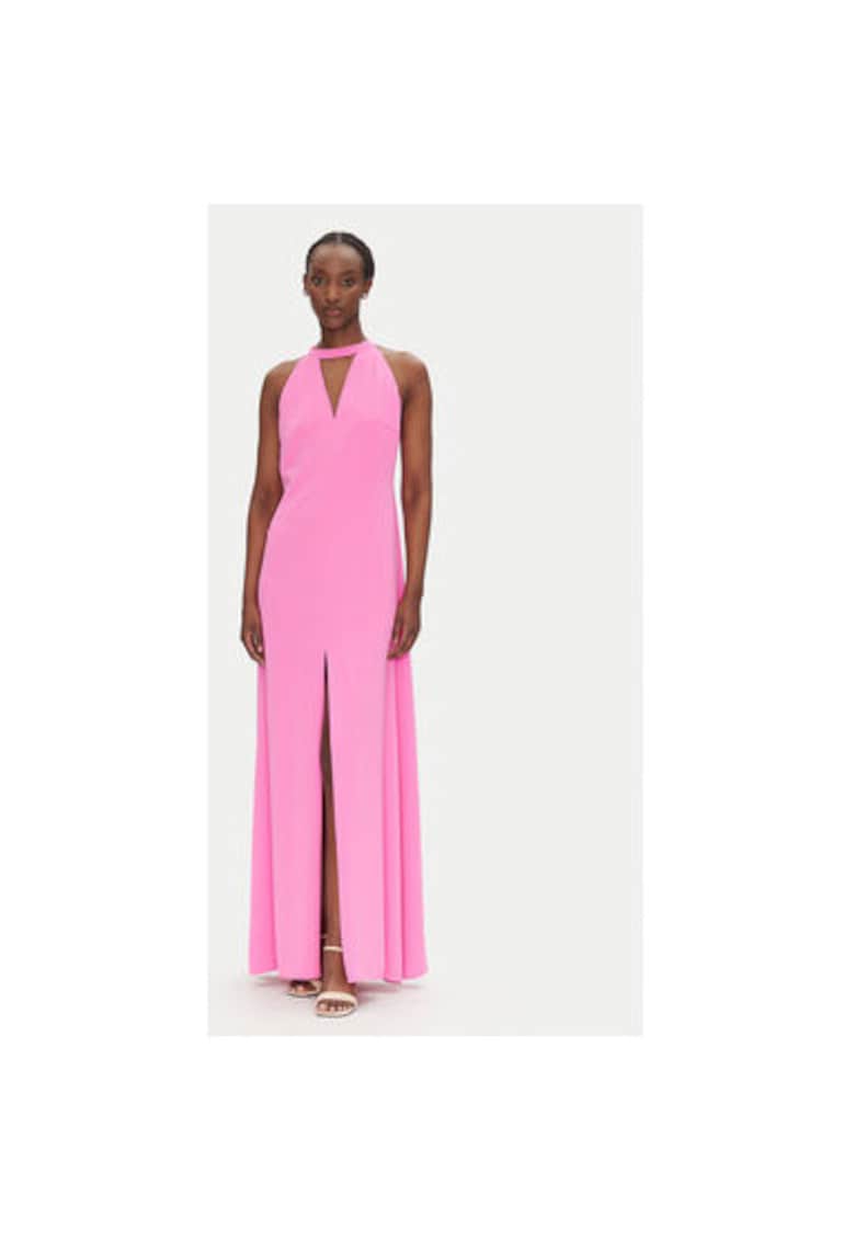 Дамска рокля 53-3388 - Полиестер - Розов - Розово Access fashion