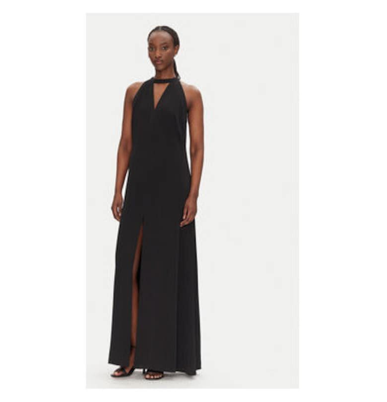 Дамска рокля  53-3388 - Полиестер - Черна - Черен Access fashion