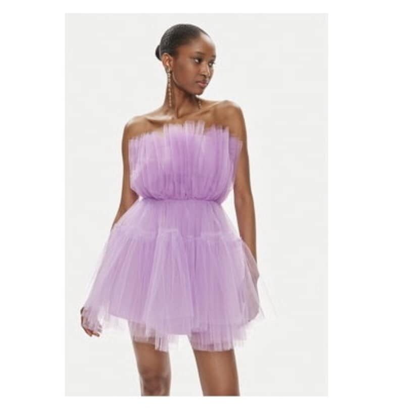 Дамска рокля -  53997 - Виолетов kontatto