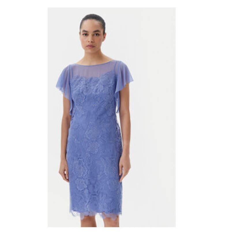 Дамска рокля  541685 КОШНИЦА - Коприна - Синя - Син LUISA SPAGNOLI